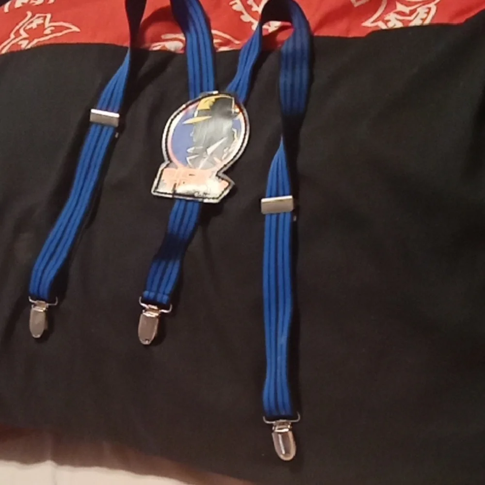 Disney Kids Belt with Blue Stripes and Character Design